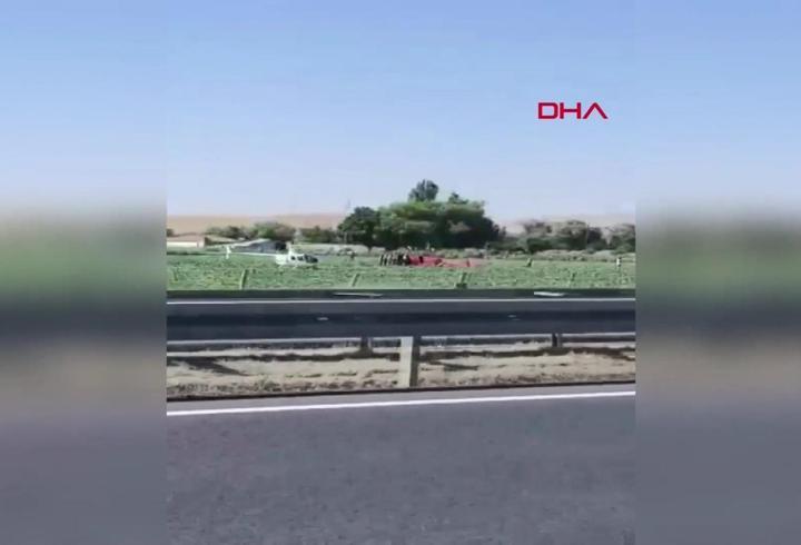 Ankara bir eğitim helikopteri düştüğü