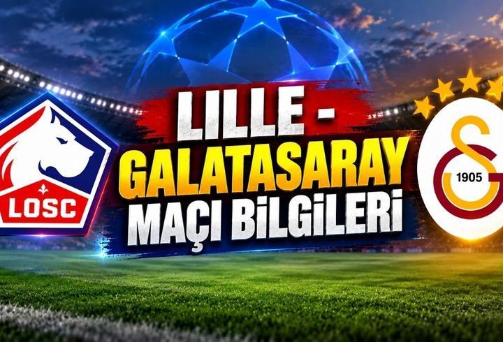 Galatasaray - lille maçi hangi̇ kanalda? Lille