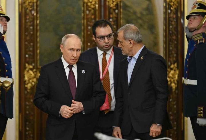 Moskova’da Putin-Pezeşkiyan görüşmesi: "ABD olmadan bütün sorunlarımızı çözebilecek kapasitedeyiz”