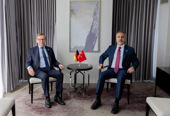 Bakan Fidan Atlanta'da Alman Mevkidaşı Wadephul ile görüştü