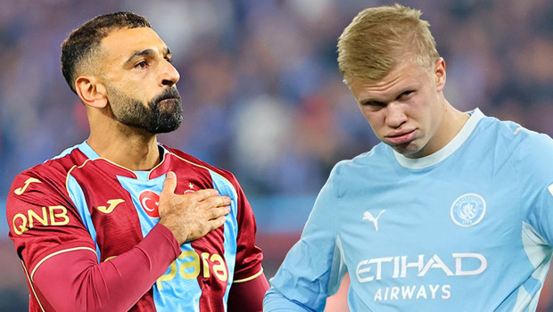 Trabzonspor'un yıldızı Mohamed Salah, Haaland'ı yakaladı!