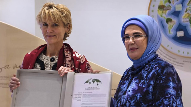 Emine Erdoğan ve Carney’den ‘Sıfır Atık’ ziyareti