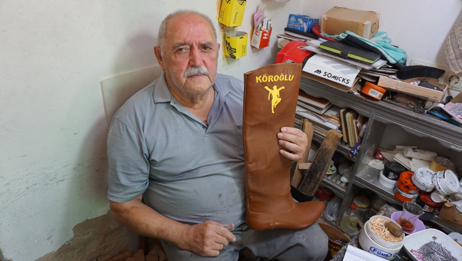 Körüklü Efe çizmesinin son ustası