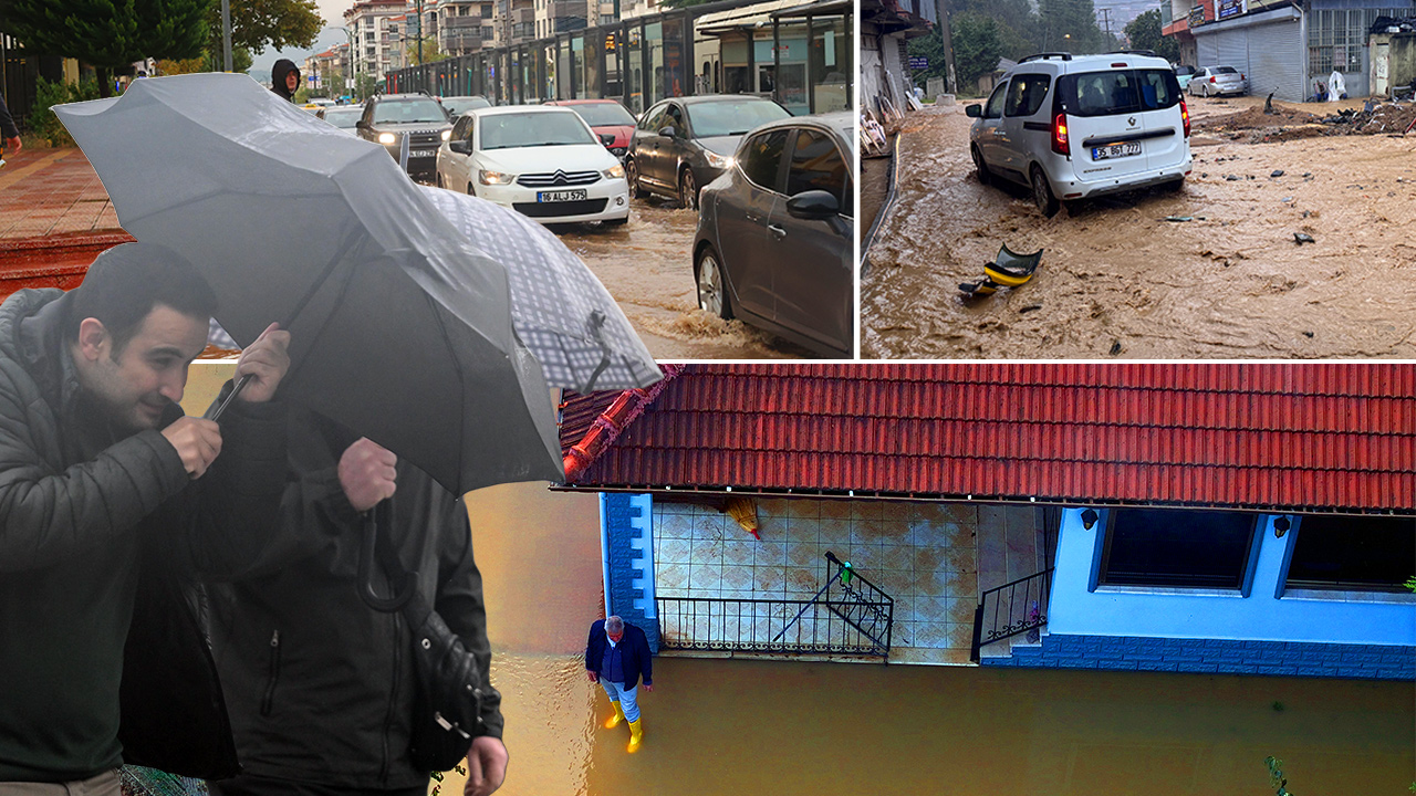 Meteorolojiden 21 şehir için uyarı: Sağanak, sel ve fırtına riskine dikkat