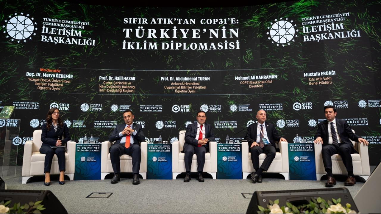 Sıfır Atık'tan COP31'e: Türkiye'nin İklim Diplomasisi paneli düzenlendi